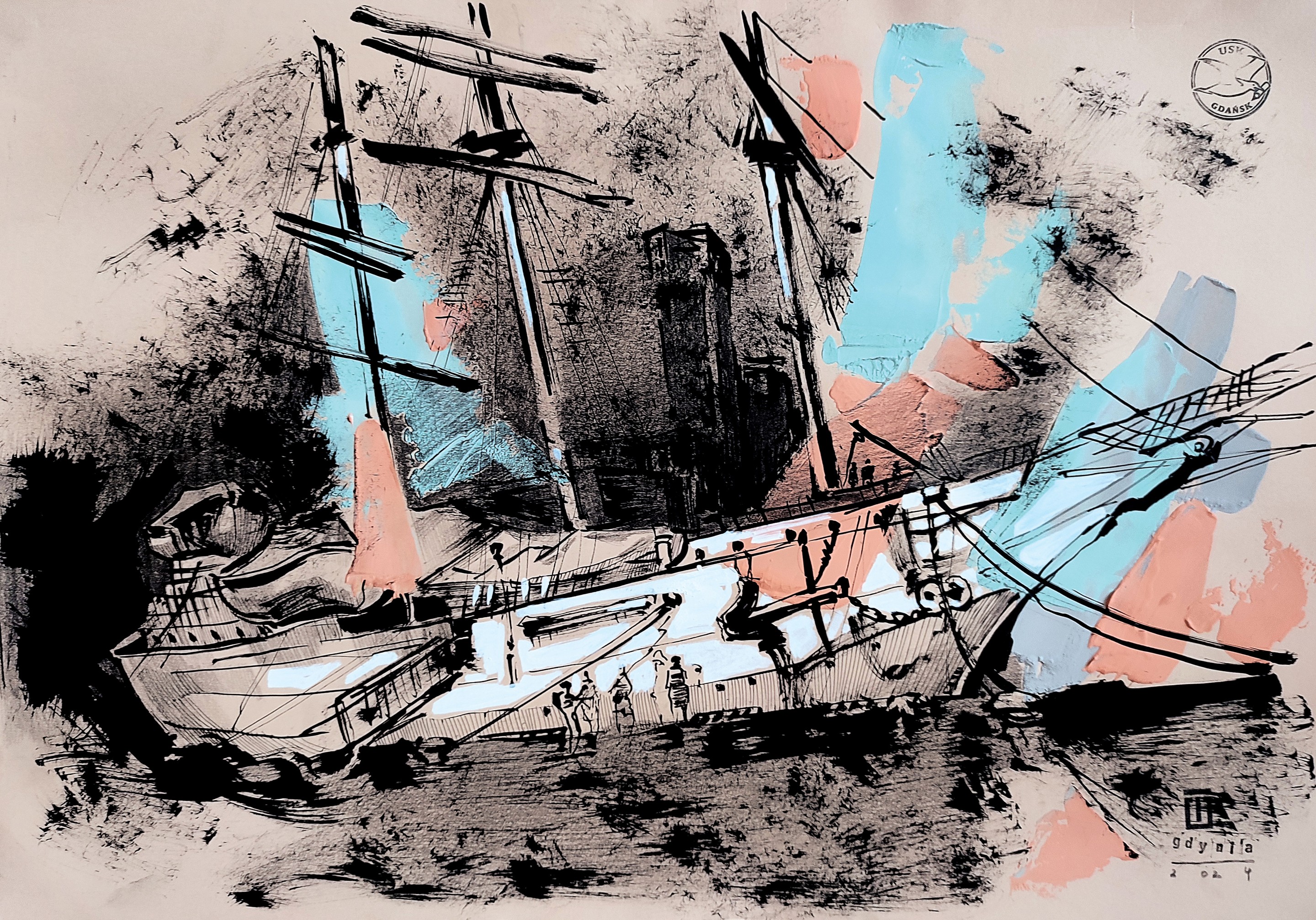 Tetiana Ocheredko, Sketch29. Gdynia Tetiana Ocheredko, Sketch29. Gdynia
