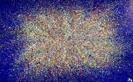 Pittura, Blue Cosmos, Ito Dubois