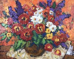 Painting, Red poppies, Oksana Ivanyuk