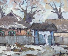 Painting, The first snow, Ivanyuk Oleksiy
