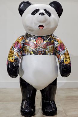 Sculpture, Yakuza Panda, James Chiew