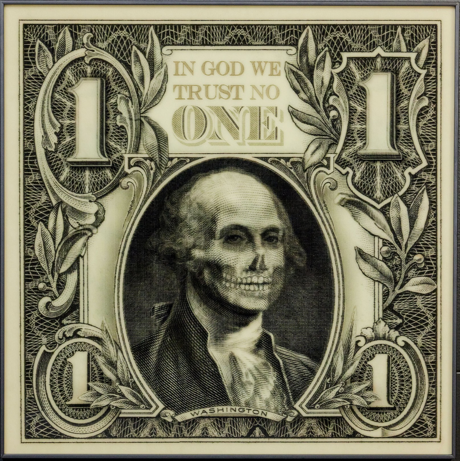 James Chiew, In God We Trust No One - Lenticulair James Chiew, In God We Trust No One - Lenticulair