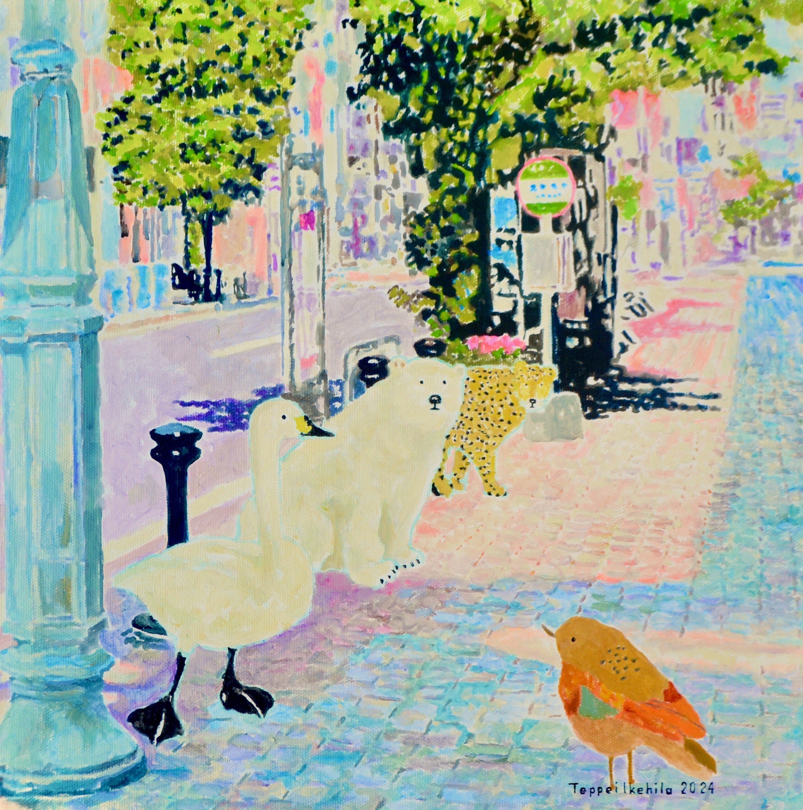 Teppei Ikehila, Modern Borrowed Scenery Bus Stop Teppei Ikehila, Modern Borrowed Scenery Bus Stop