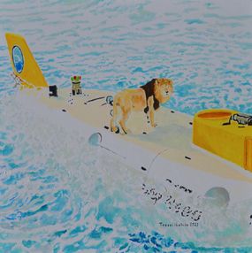 Gemälde, Modern Borrowed Scenery Submarine Shinkai 6500, Teppei Ikehila