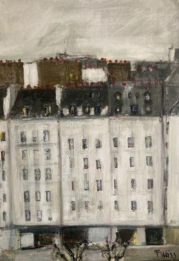 Gemälde, Vue du musée Picasso, Frederic Weisz