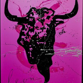 Gemälde, Pink Bull, Leon Bosboom