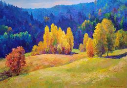 Painting, Autumn in the Carpathians, Boris Serdyuk