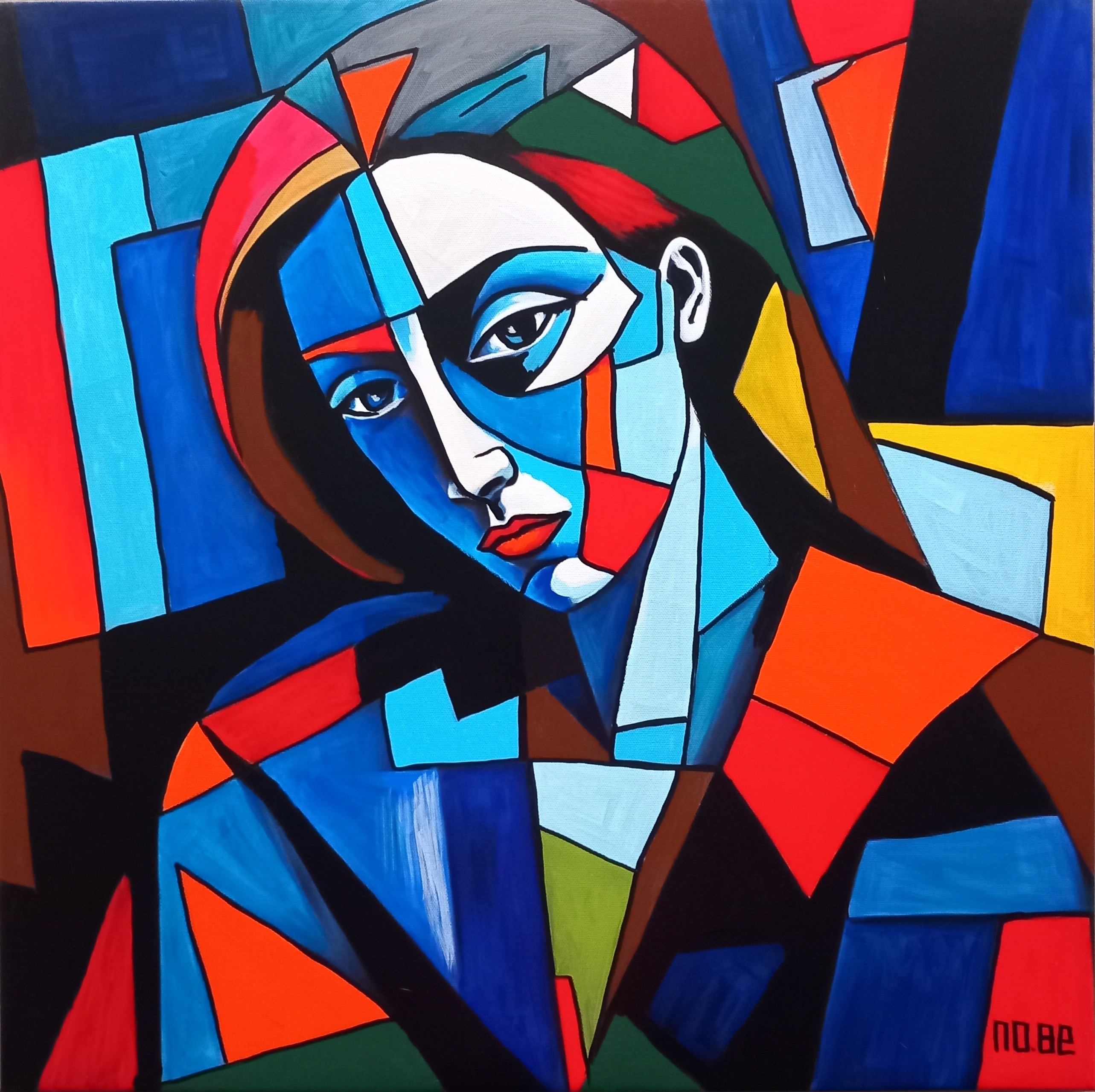 Morena MoBe, The lady in blue Morena MoBe, The lady in blue