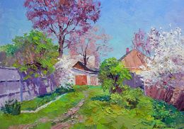 Painting, Flowering garden, Boris Serdyuk