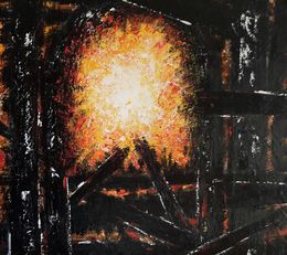 Painting, Porte des promesses, Christiane Guerry