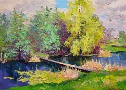 Painting, Bridge, Boris Serdyuk