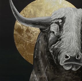 Gemälde, Big love. Bull, Ekaterina Khovanskaya