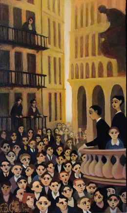 Gemälde, Balcon, Franck-Bernard Gaulier