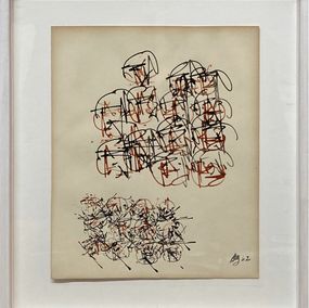 Dessin, Sans titre, Brion Gysin