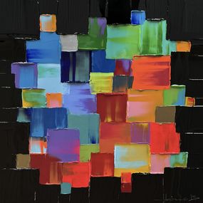 Gemälde, Harmonic Burst, Joëlle Blouin
