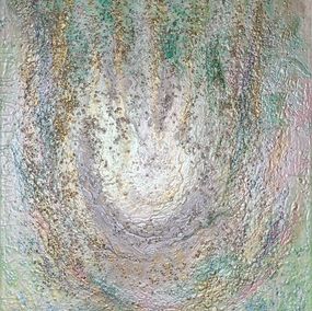 Painting, La flamme Verte, Charlotte Orel