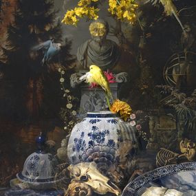 Print, Vanitas with Seneca, Hans Withoos