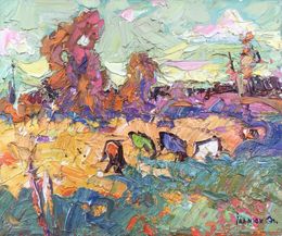 Gemälde, Golden stubble, Ivanyuk Oleksiy
