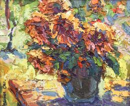 Painting, Sunflowers, Oksana Ivanyuk
