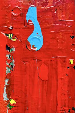 Painting, Flamme bleue, Yichao Sun