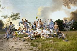 Print, The joy of life, Hans Withoos