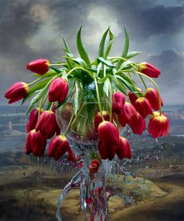 Drucke, Tulip Fountain, Hans Withoos