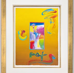 Painting, Statue of Liberty, Peter Max
