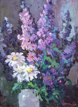 Gemälde, Morning flowers, Oksana Ivanyuk