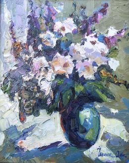 Gemälde, Morning flowers, Oksana Ivanyuk