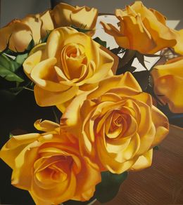 Peinture, Yellow roses, Valeri Tsvetkov