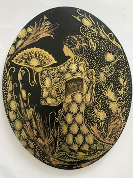 Gemälde, Au Jardin Doré, Christy