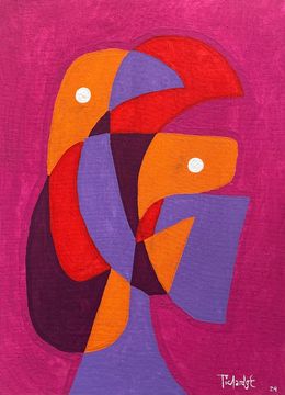 Peinture, Cuerpo en fucsia, Enrique Pichardo