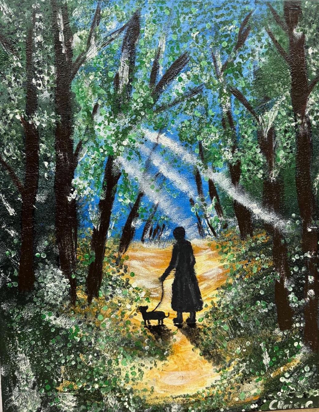 The Art of Chris by Christelle Chamaa, Walk in the park The Art of Chris by Christelle Chamaa, Walk in the park