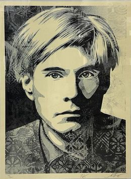 Print, Warhol Black and White, Shepard Fairey (Obey)