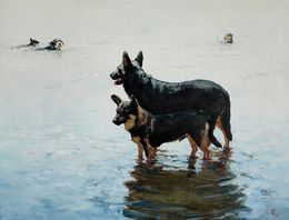 Painting, Dog fate, Kateryniuk Oleg