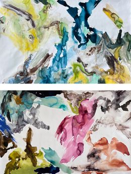 Peinture, Natural Flow Series n7 and n6, Rosario Briones