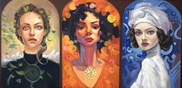 Gemälde, Muses of the Universe, Max Skoblinsky