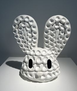 Sculpture, James (white rabbit), Austyn Taylor