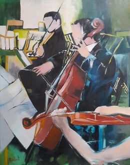 Painting, Les musiciens, Céline Dabot
