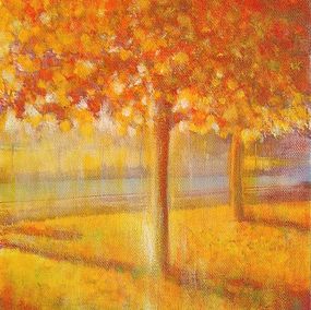 Gemälde, Autunno (l'albero di luce), Mauro Tròlese