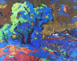 Gemälde, Moonlit night, Ivanyuk Oleksiy