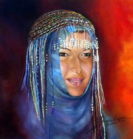 Peinture, Le egipcia y su cicatriz. (Serie importancia del YO), Marisa Escudero Cuervas-Mons