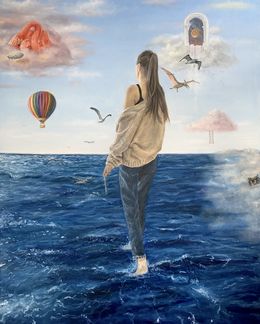 Painting, Looking for inspiration, Anna Voronina