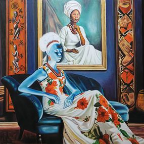 Gemälde, Elegant Soul of Lady À?àk??, Mayowa Adekile