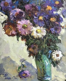 Gemälde, Asters, Oksana Ivanyuk