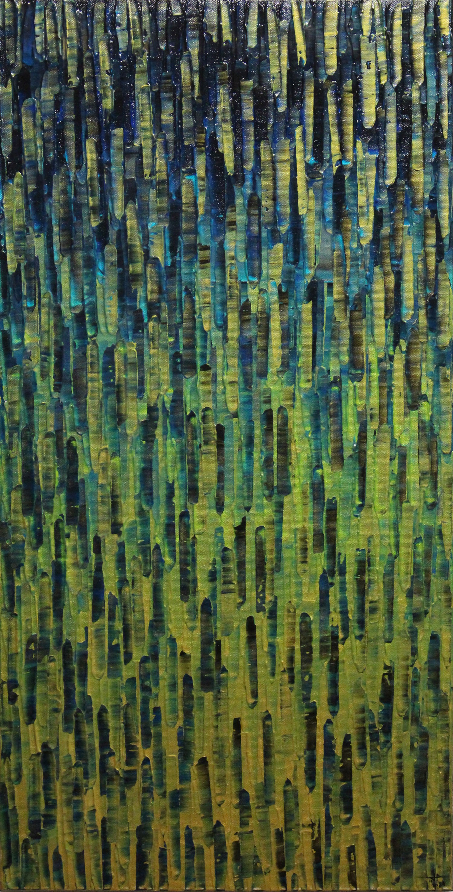 Jonathan Pradillon, Matrice bleue verdoyante Jonathan Pradillon, Matrice bleue verdoyante