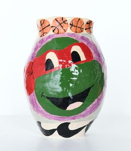 Sculpture, Tortue Ninja & Chat, David Bruce