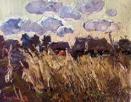 Painting, The clouds are floating, Oksana Ivanyuk