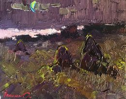 Painting, Moonlit Night, Oksana Ivanyuk