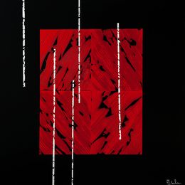 Painting, Irruption. (noir), Michèle Sala